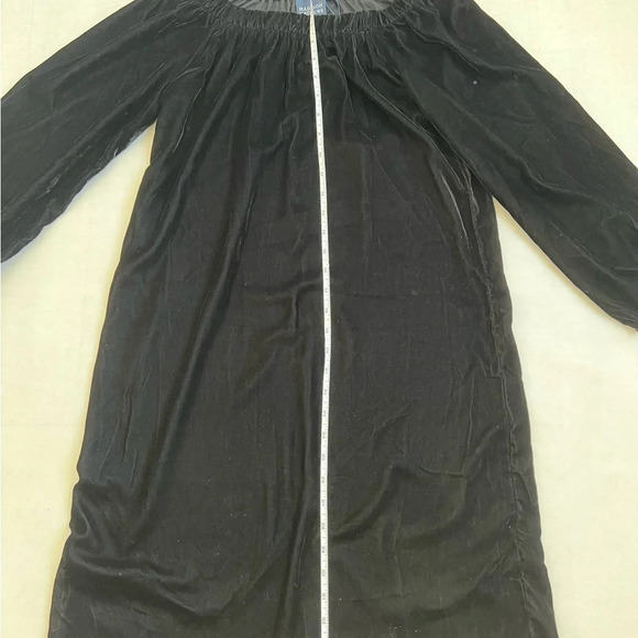 NWT Madison Mathews Women’s Velvet Dress Black Size Small Holidays Whimsigoth - Picture 5 of 9